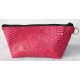 Pochette croco rose