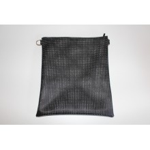 Sac grand modèle noir pailleté argent